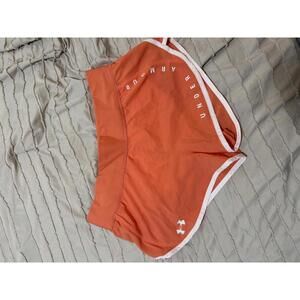 Under Armour Women's Orange Activewear Shorts